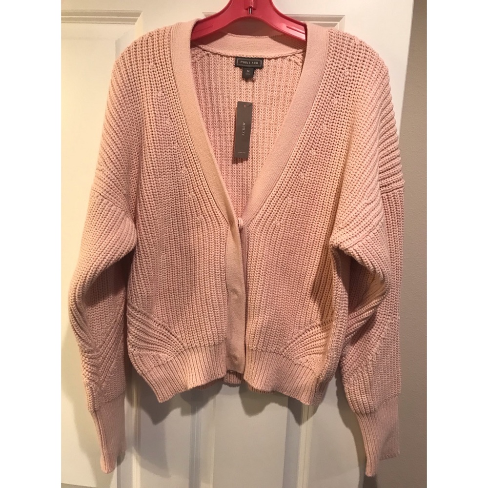 J. Crew / Point Sur pink chunky sweater